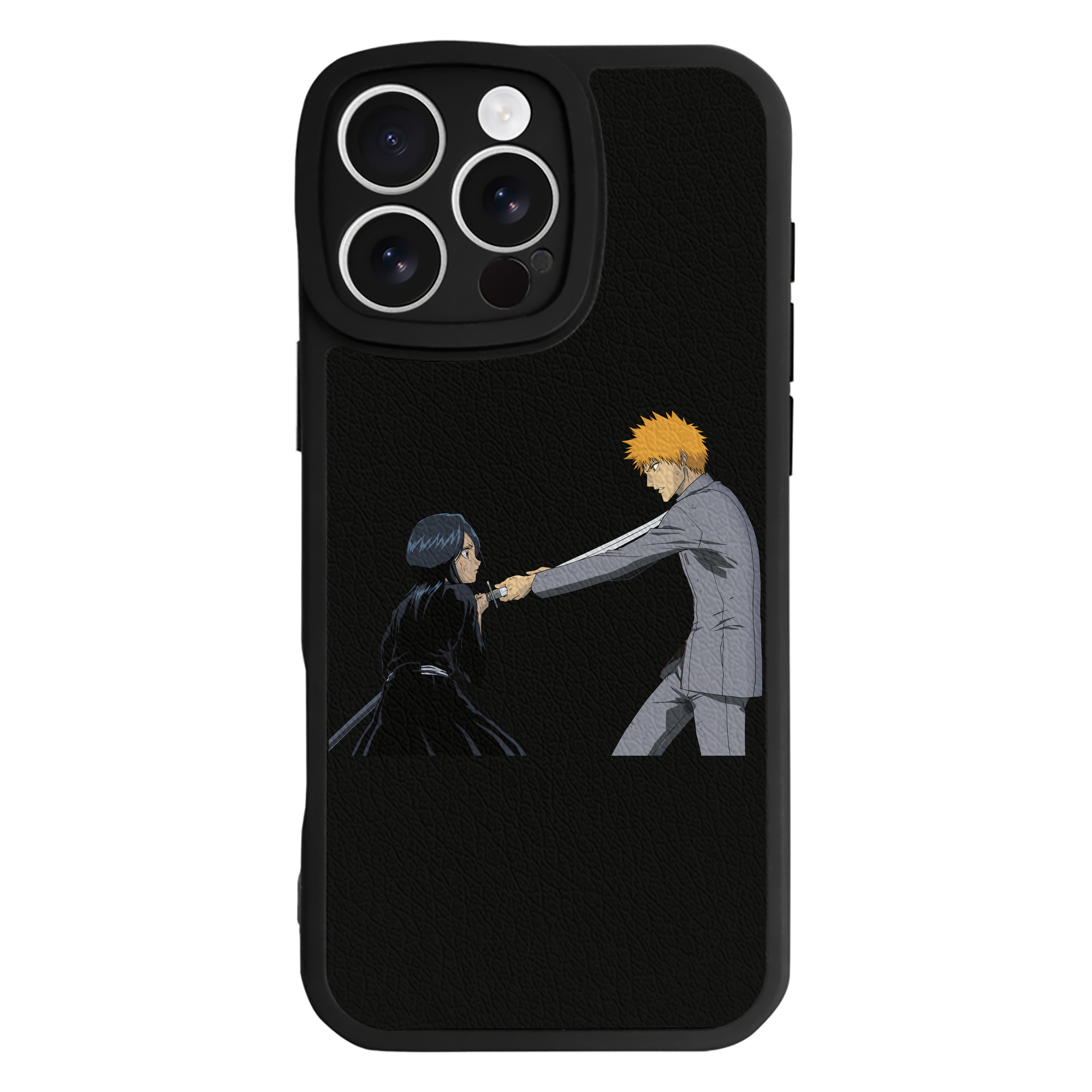 （画像用） ブリーチ 朽木ルキア BLEACH Kuchiki Rukia 【iPhone 16シリーズ対応】シリコンスマホケース（レザー調） 材質：シリコン
